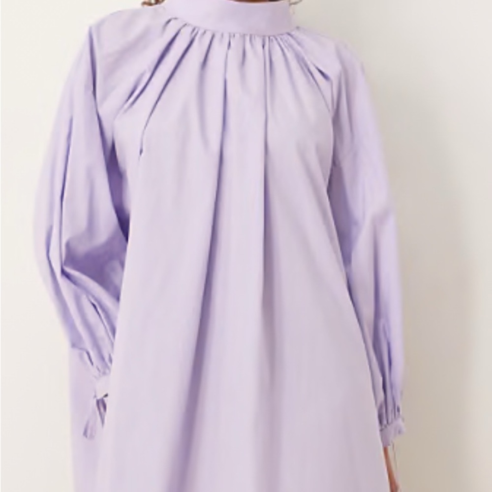 Lavender Long Sleeve Dress